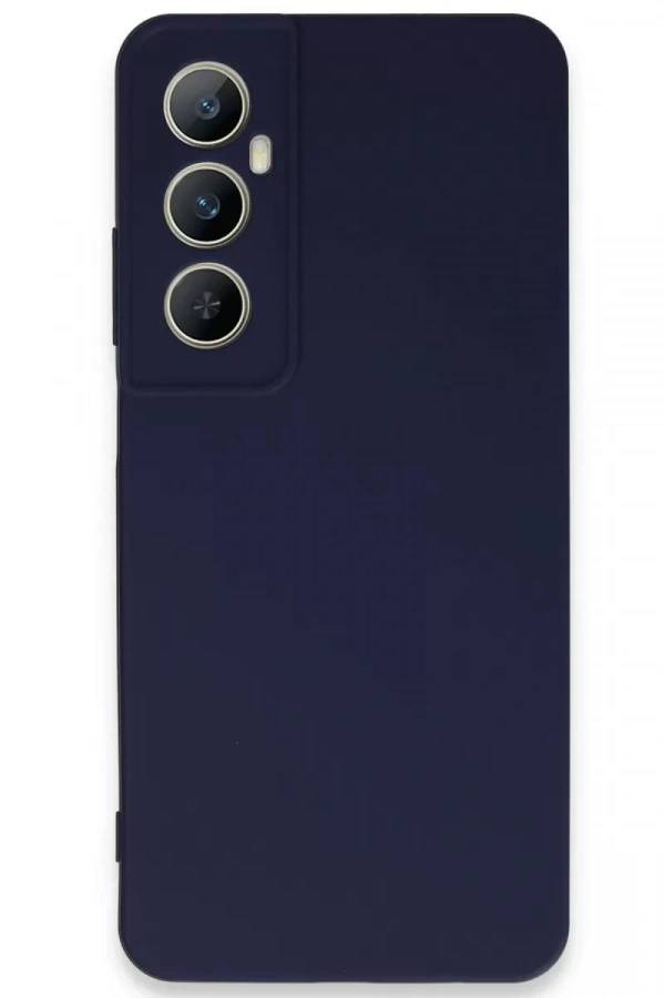 Realme C65 Kılıf First Silikon - Lacivert