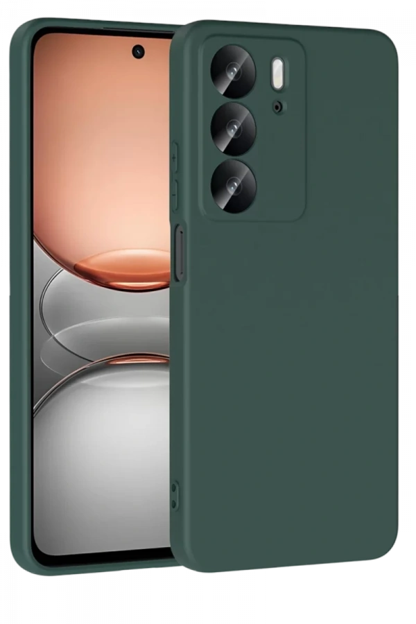 Realme C75 4G First Silikon - Koyu Yeşil