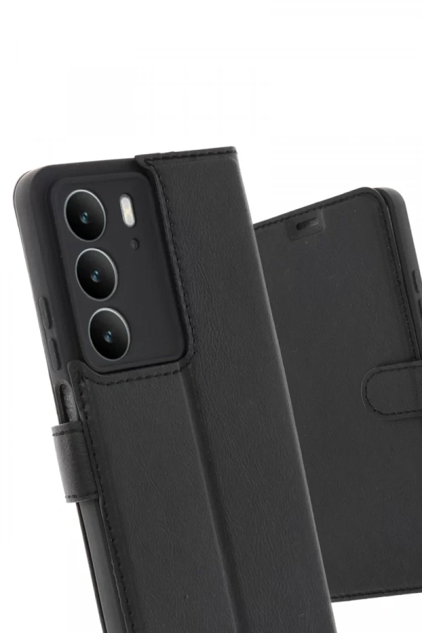Realme C75 4G Trend S Plus Kapaklı Kılıf - Siyah