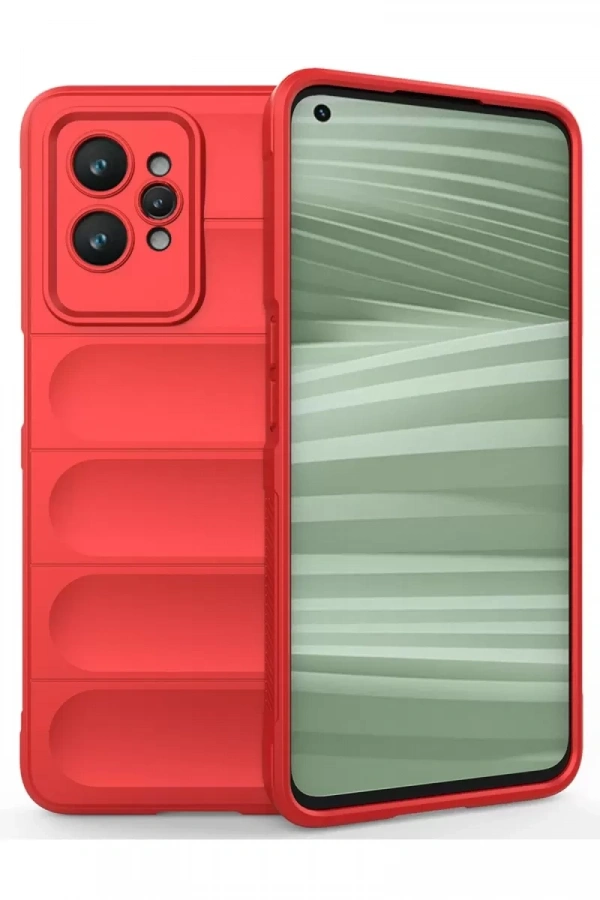 Realme GT2 Pro 5G Kılıf Optimum Silikon - Kırmızı