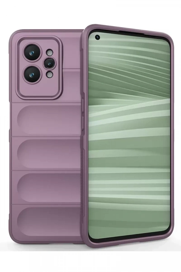Realme GT2 Pro 5G Kılıf Optimum Silikon - Mor