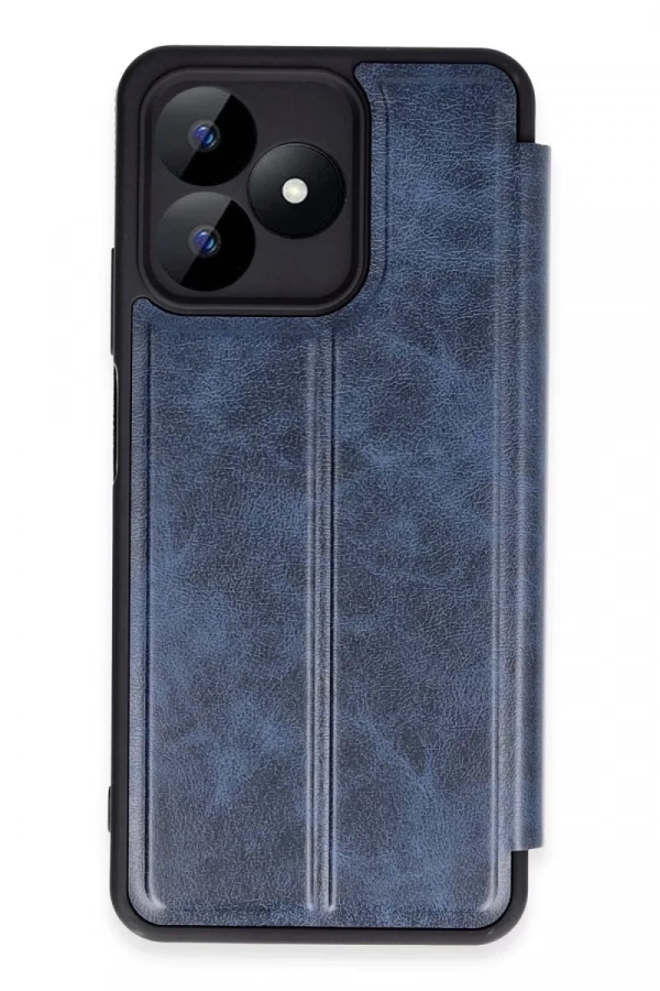 Realme Note 50 4G Kılıf Flip Cover - Lacivert