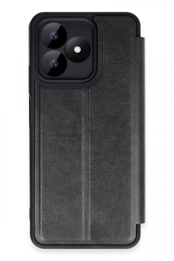 Realme Note 50 4G Kılıf Flip Cover - Siyah