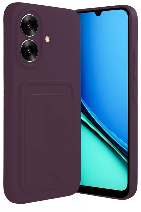 Realme Note 60 Kelvin Kartvizitli Silikon - Derin Mor
