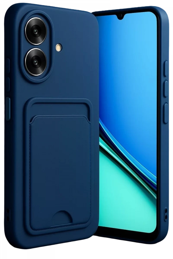 Realme Note 60 Kelvin Kartvizitli Silikon - Lacivert