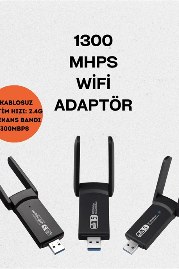 Realtek Chipsetli 5G Destekli Yüksek Hızlı Ağ Adaptörü