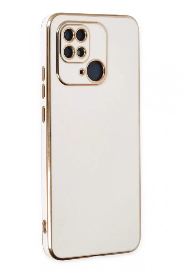 Redmi 10C Kılıf Volet Silikon - Beyaz