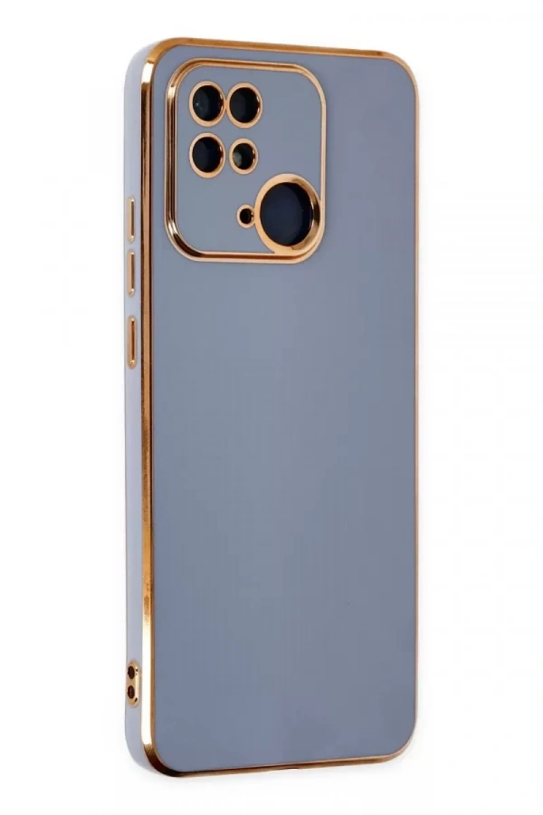 Redmi 10C Kılıf Volet Silikon - Mavi