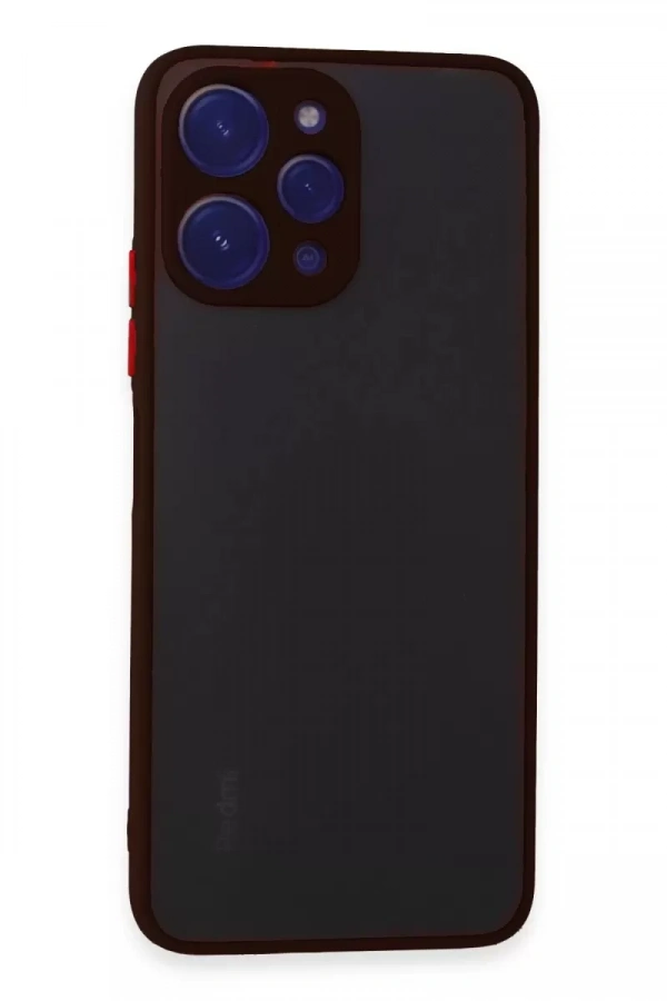 Redmi 12 Kılıf Montreal Silikon Kapak - Siyah