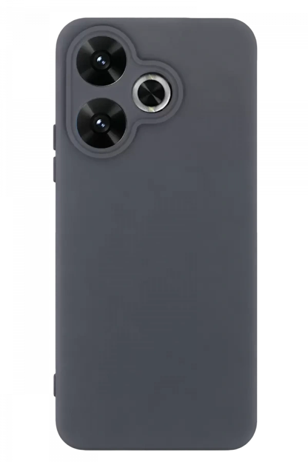 Redmi 13 4G Kılıf First Silikon - Gri