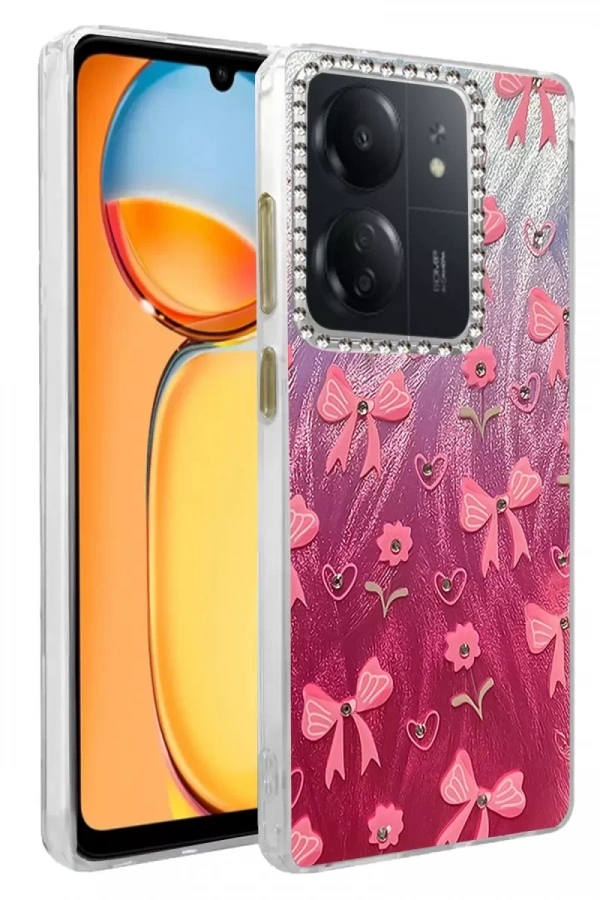 Redmi 13C Kılıf Blade Aynalı Desenli Kapak - Desen 3