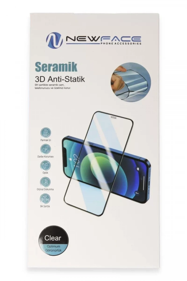 Redmi 15 4G 3D Antistatik Seramik Nano Ekran Koruyucu - Siyah