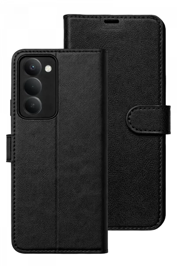 Redmi 15 5G Trend S Plus Kapaklı Kılıf - Siyah