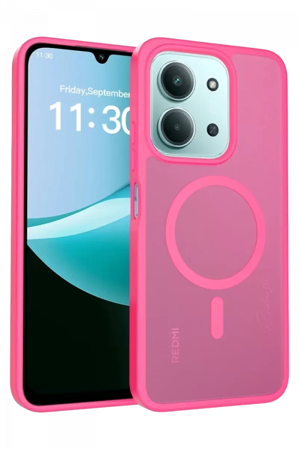Redmi 15C 4G Jota Magsafe Kapak - Rose