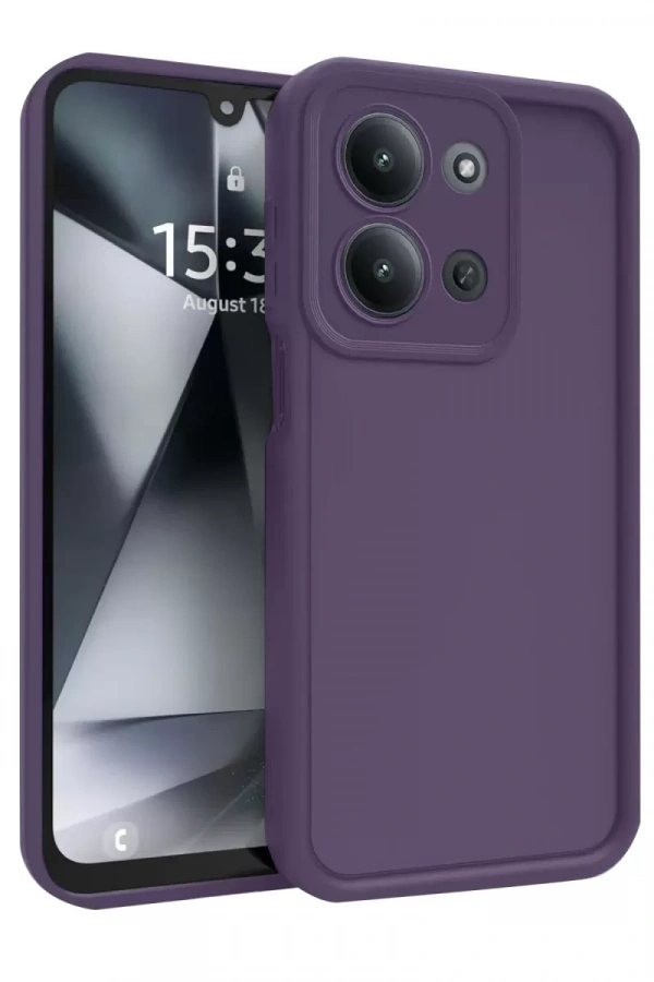 Redmi 15C 4G Viera Silikon - Mürdüm