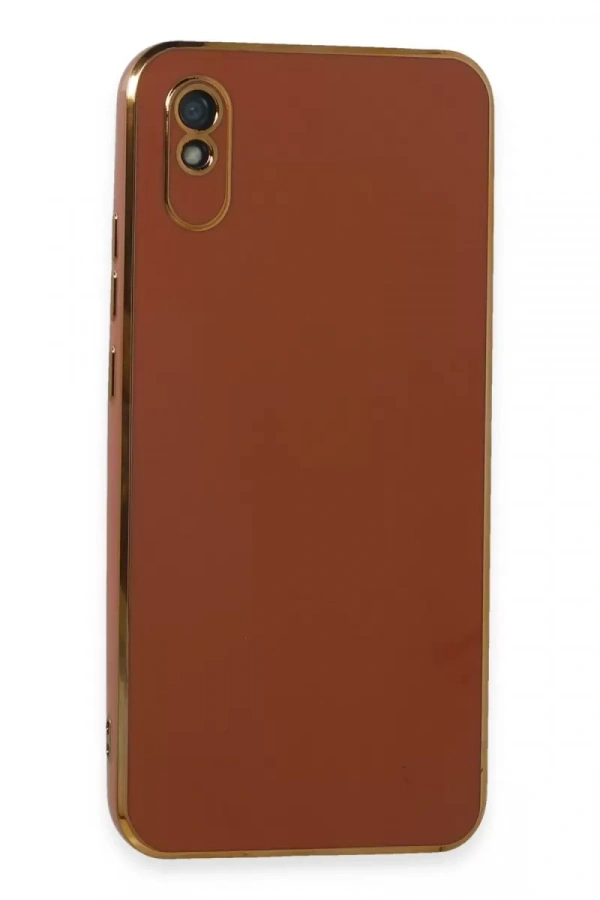 Redmi 9A Kılıf Volet Silikon - Kırmızı