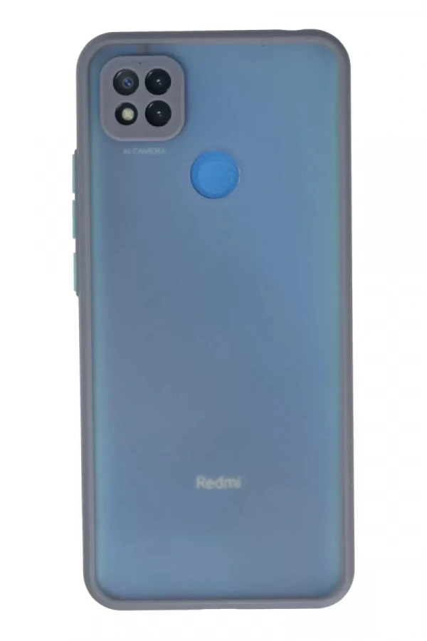 Redmi 9C Kılıf Montreal Silikon Kapak - Gri