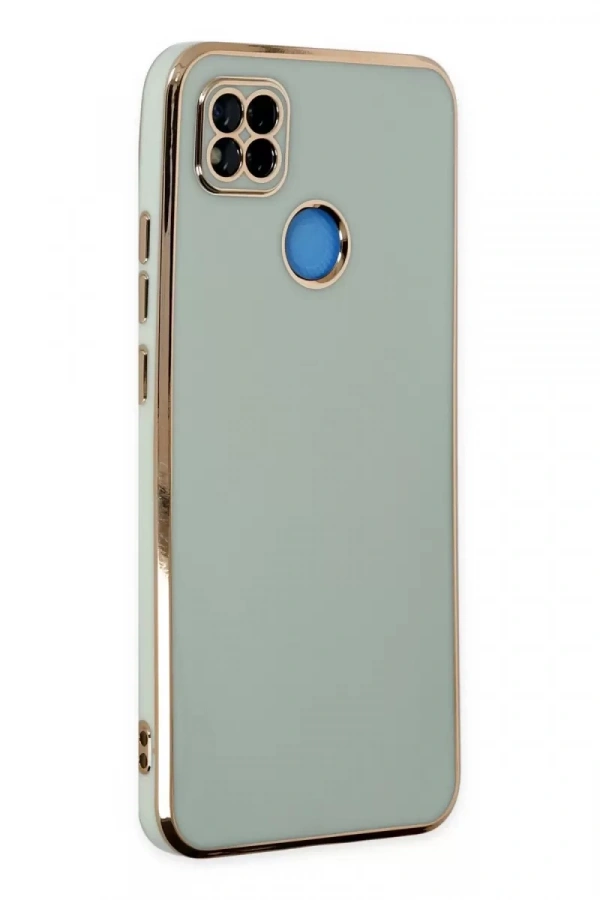 Redmi 9C Kılıf Volet Silikon - Açık Yeşil