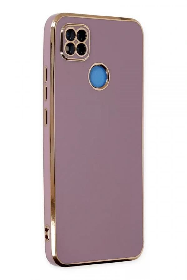 Redmi 9C Kılıf Volet Silikon - Mor