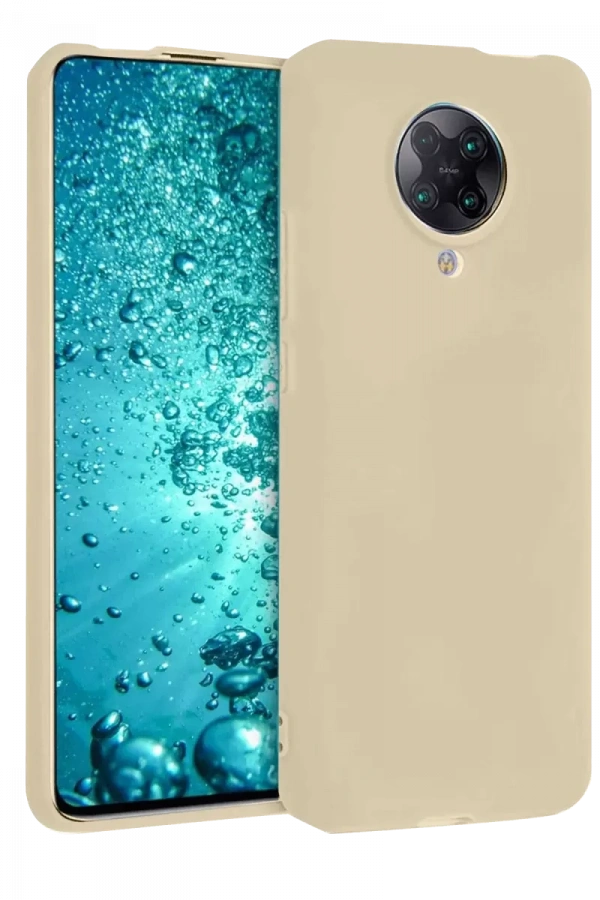 Redmi K30 Pro Kılıf Nano içi Kadife Silikon - Kemik