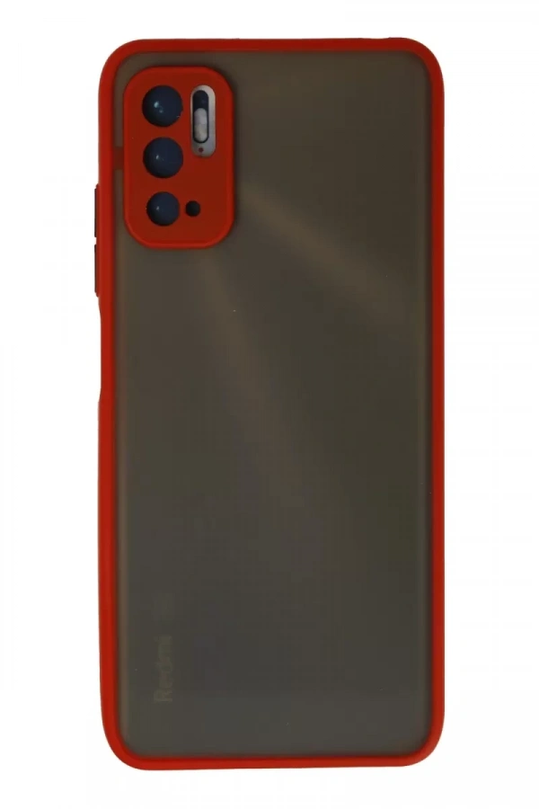 Redmi Note 10 5G Kılıf Montreal Silikon Kapak - Kırmızı
