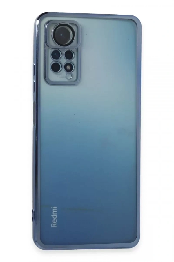 Redmi Note 11 Pro Kılıf Lensli Silikon - Açık Mavi