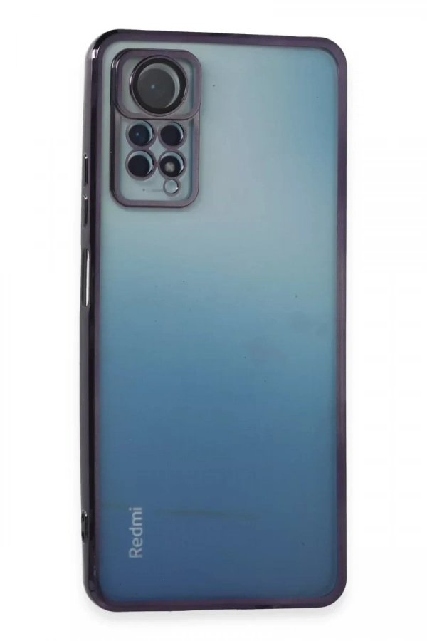 Redmi Note 11 Pro Kılıf Lensli Silikon - Mor
