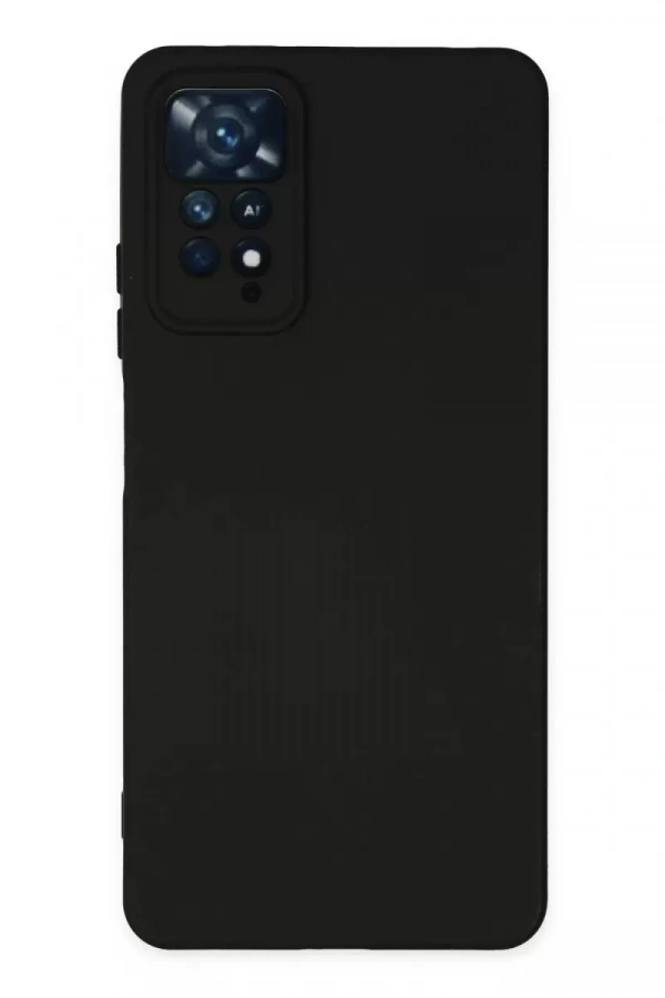 Redmi Note 11 Pro Kılıf Nano içi Kadife Silikon - Siyah