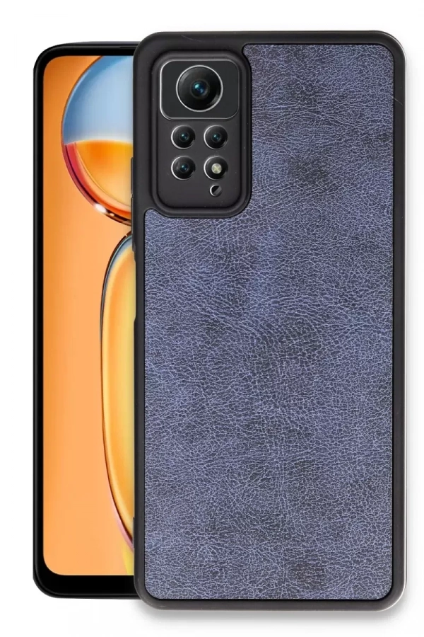 Redmi Note 12 Pro 4G Kılıf Aras Deri Kapak - Lacivert