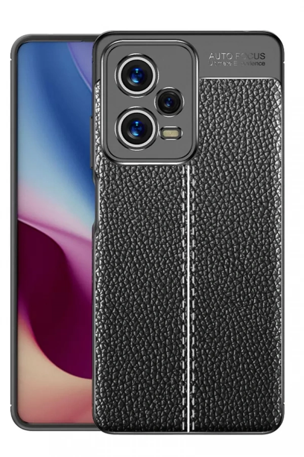 Redmi Note 12 Pro 5G Kılıf Auto Focus Kapak - Siyah