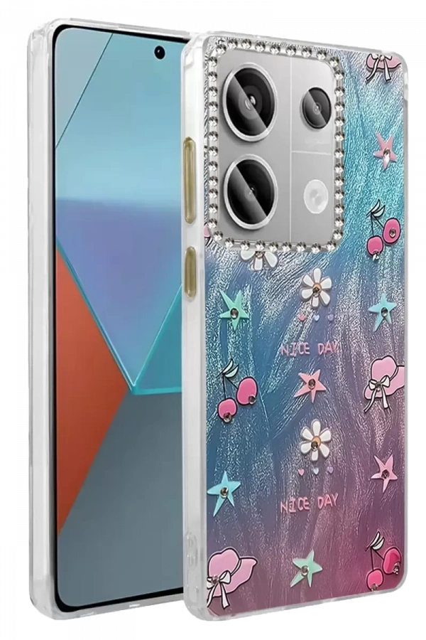 Redmi Note 13 Pro 4G Kılıf Blade Aynalı Desenli Kapak - Desen 4