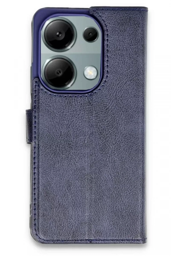 Redmi Note 13 Pro 4G Kılıf Trend S Plus Kapaklı Kılıf - Lacivert
