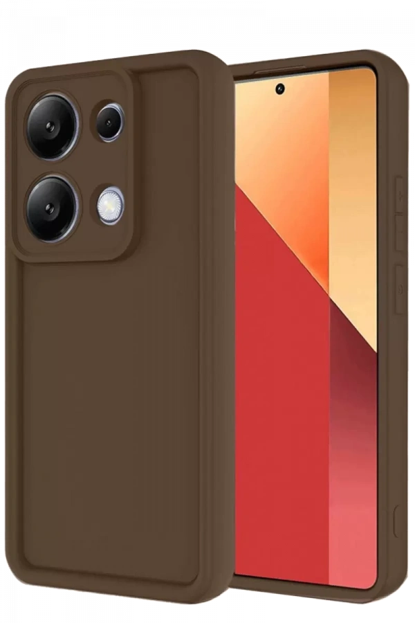 Redmi Note 13 Pro 4G Kılıf Viera Silikon - Kahverengi