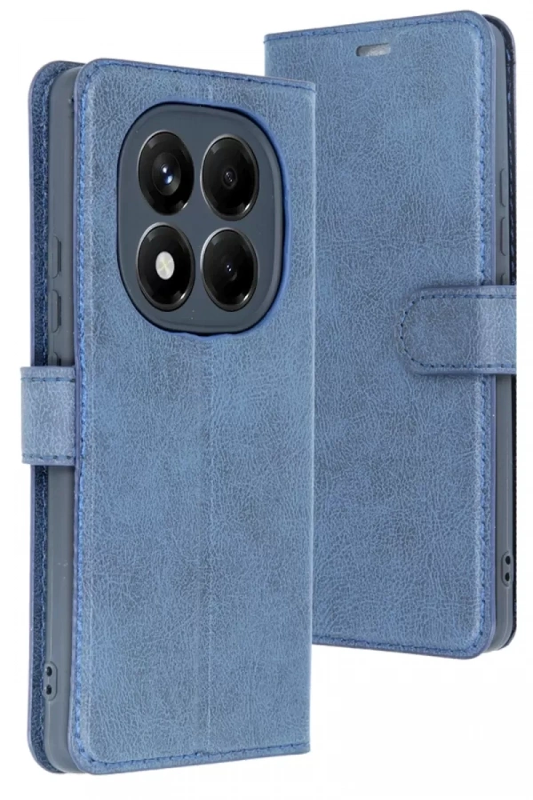 Redmi Note 14 4G Kılıf Trend S Plus Kapaklı Kılıf - Lacivert