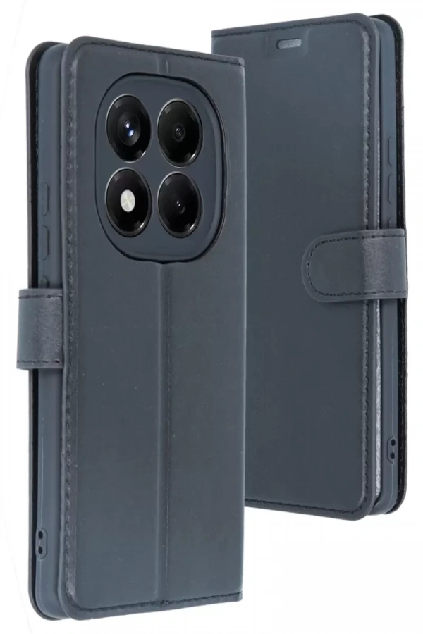 Redmi Note 14 4G Kılıf Trend S Plus Kapaklı Kılıf - Siyah