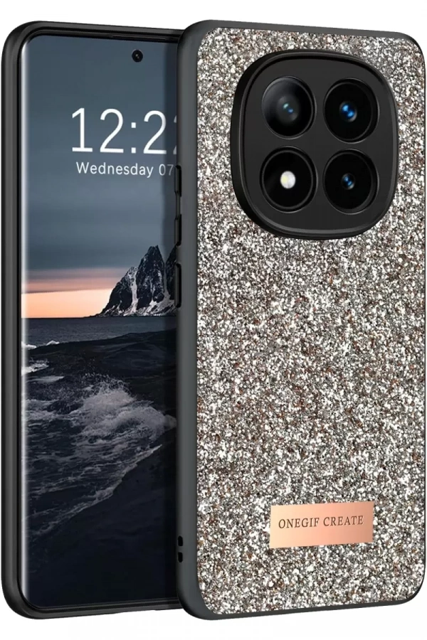 Redmi Note 14 Pro 4G Bright Simli Kapak - Gold