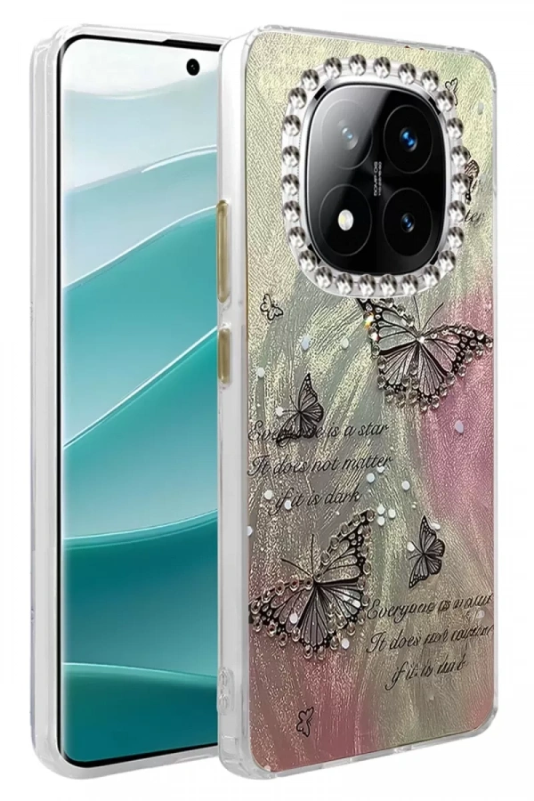 Redmi Note 14 Pro 4G Kılıf Blade Aynalı Desenli Kapak - Desen 6