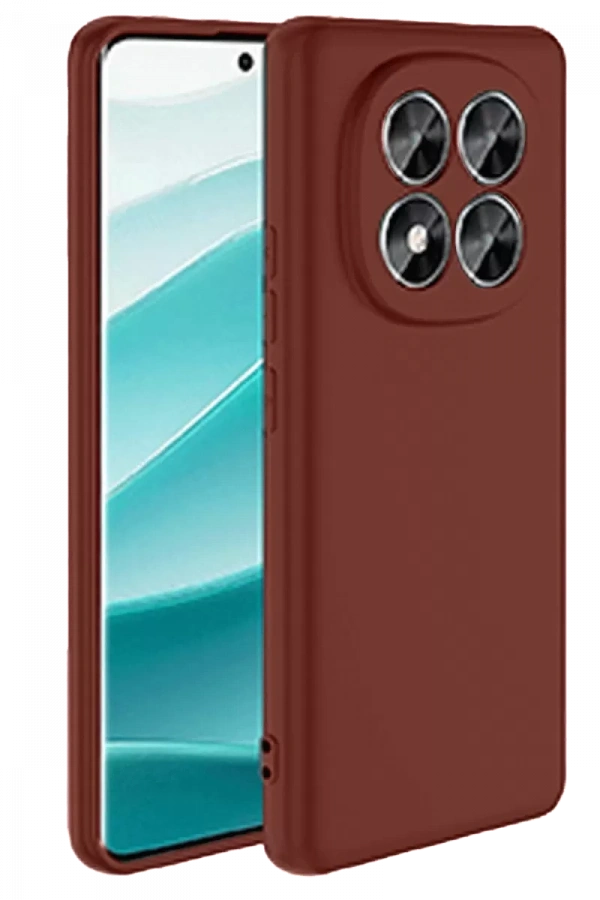 Redmi Note 14 Pro 5G Kılıf First Silikon - Bordo