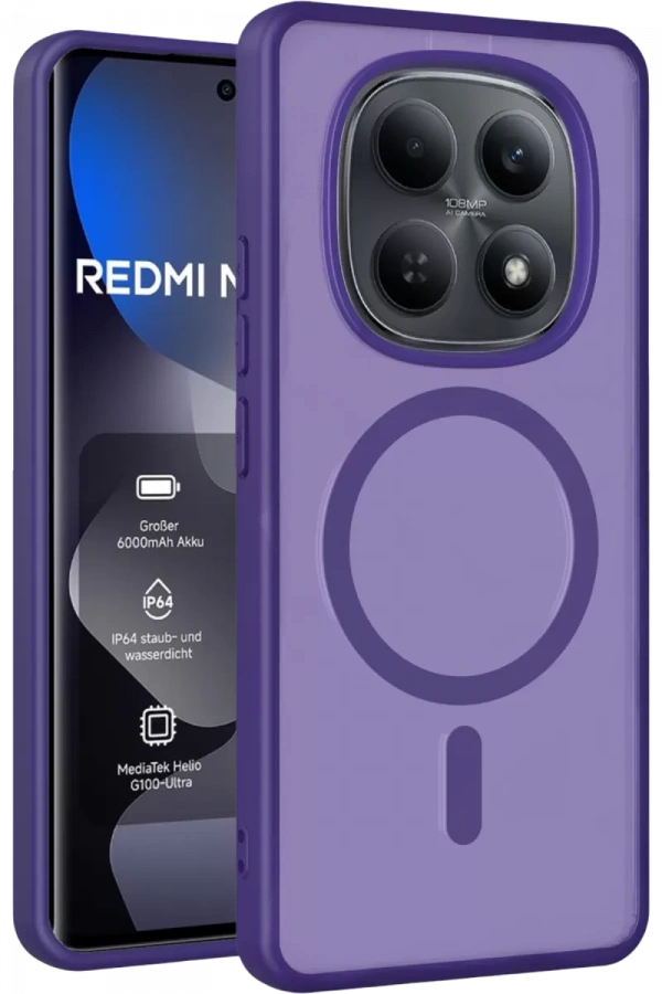 Redmi Note 15 4G Jota Magsafe Kapak - Derin Mor