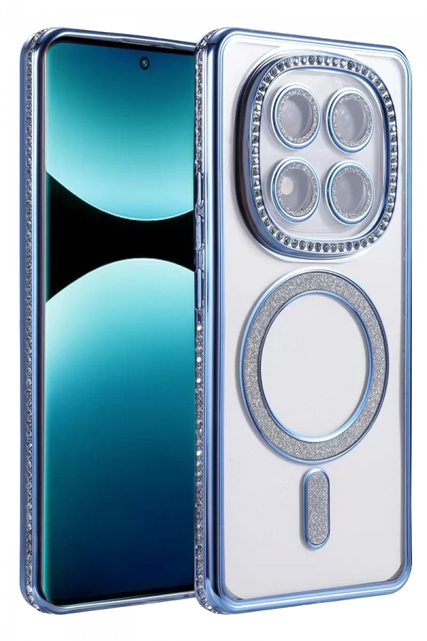 Redmi Note 15 Pro 5G Joke Simli Magneticsafe Kılıf - Mavi