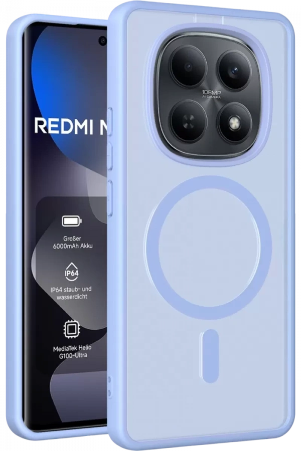 Redmi Note 15 Pro Plus 5G Jota Magsafe Kapak - Açık Mavi