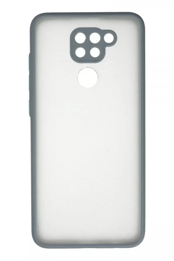 Redmi Note 9 Kılıf Montreal Silikon Kapak - Gri