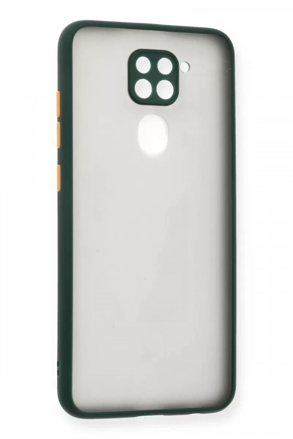 Redmi Note 9 Kılıf Montreal Silikon Kapak - Yeşil