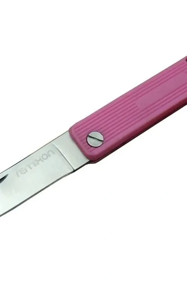 Remixon K200PİNK Kamp / Bahçe Çakı Pembe 18 cm - Manuel, Plastik Sap