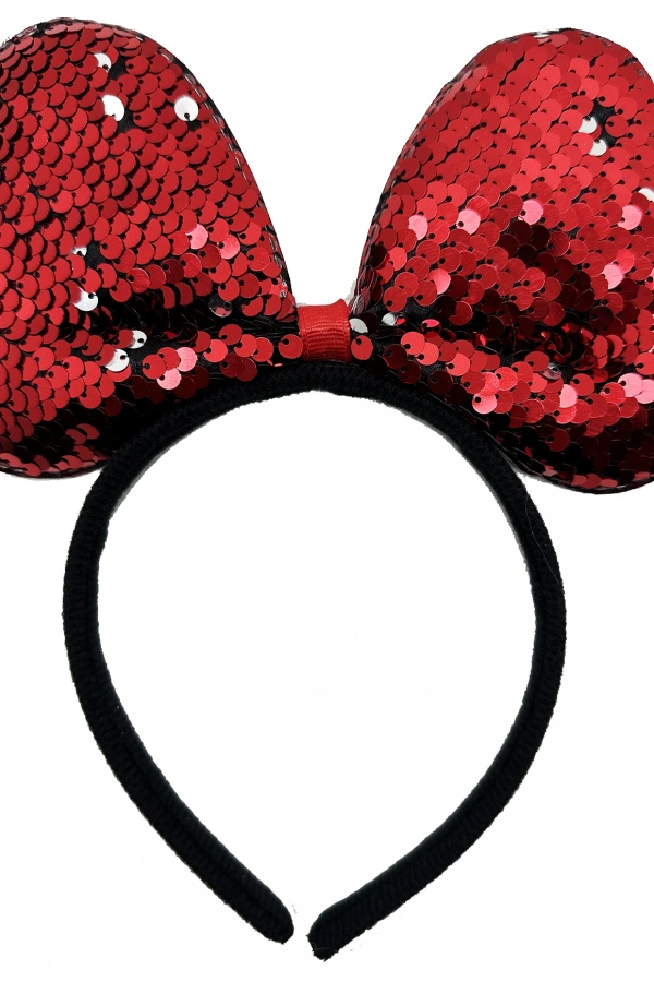 Renk Değiştiren Pullu Payetli Fiyonk Parti Tacı