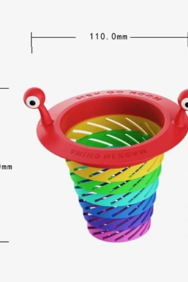 Renkli 6 Kademeli Lavabo Süzgeci