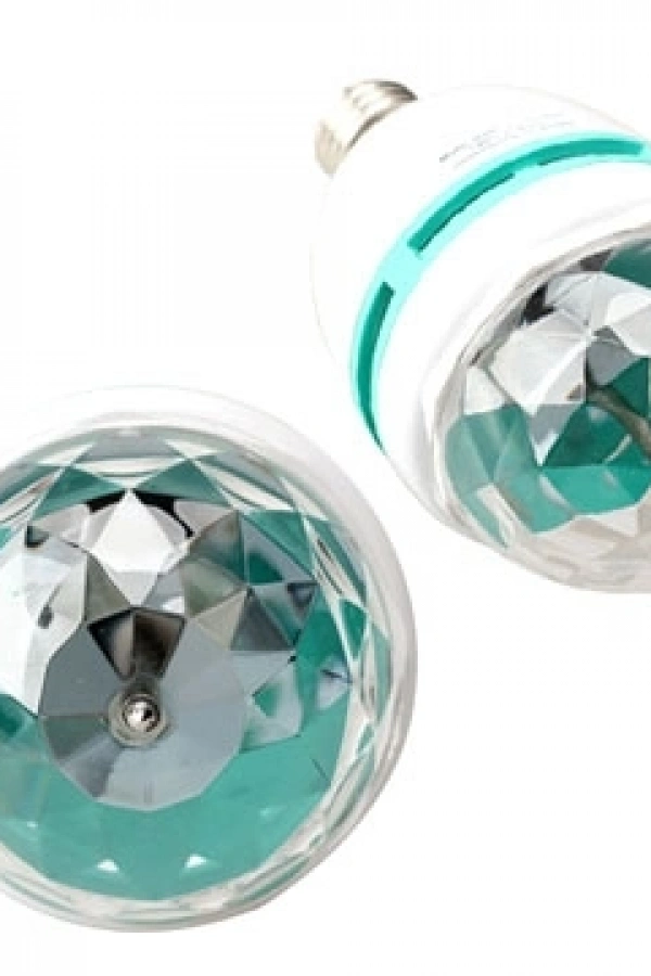 Renkli Led Döner Başlıklı Disko Ampulü