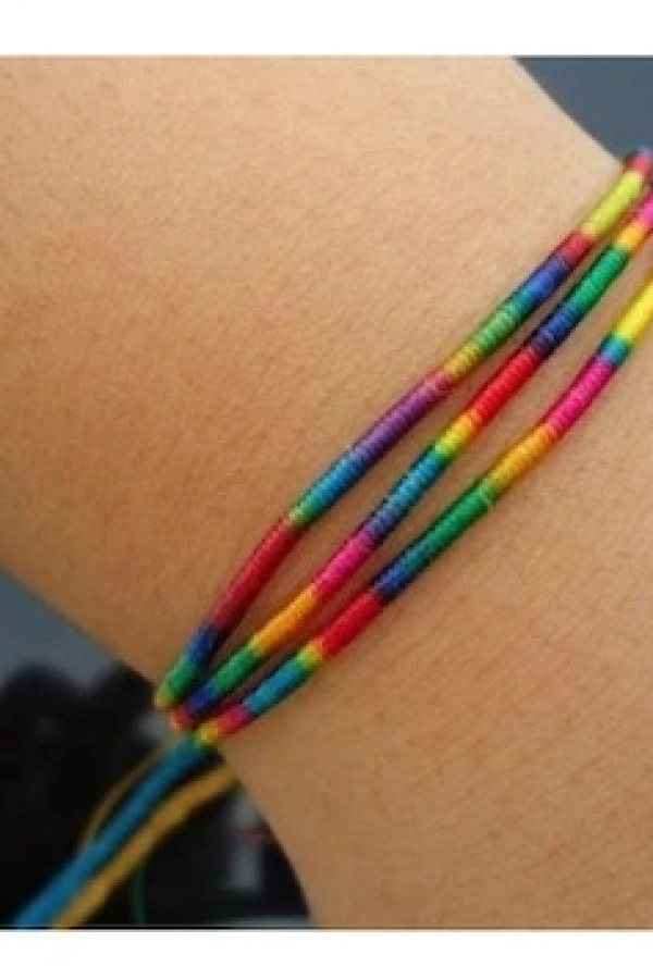 Renkli Şans Bileklikleri ( 6 Adet )