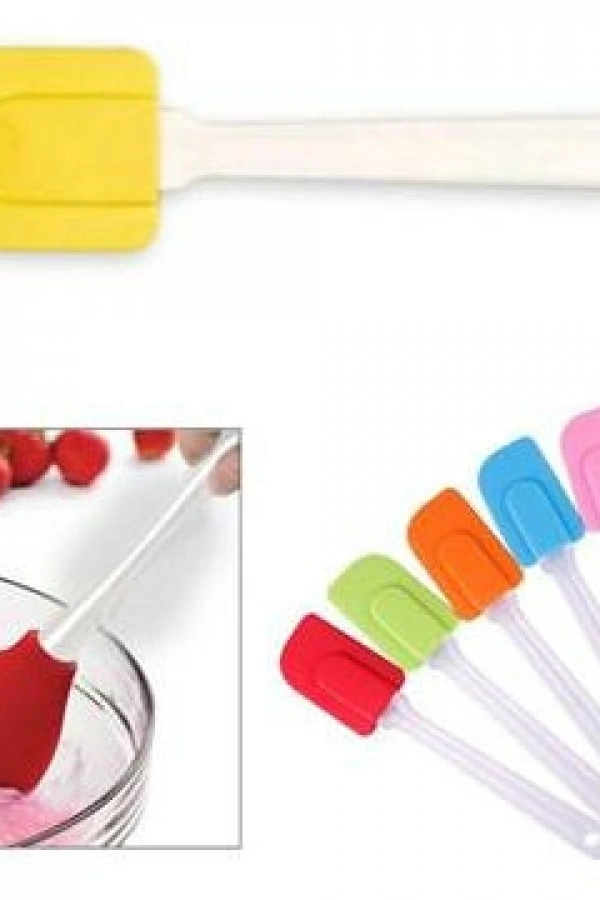 Renkli Silikon Spatula - Büyük