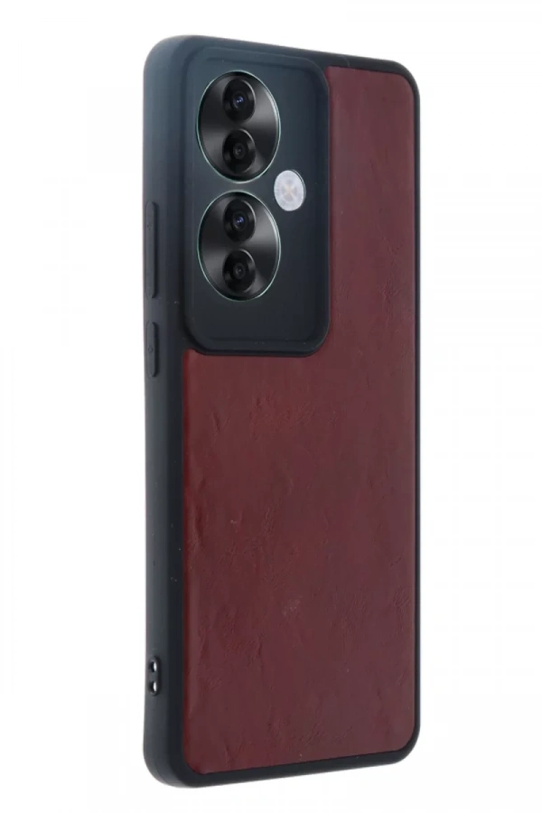 Reno 11F Kılıf Aras Deri Kapak - Bordo